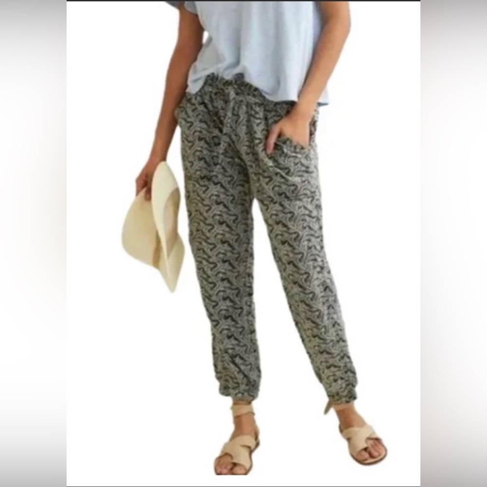 Anthropologie linen blend Rhys Utility Pant XS